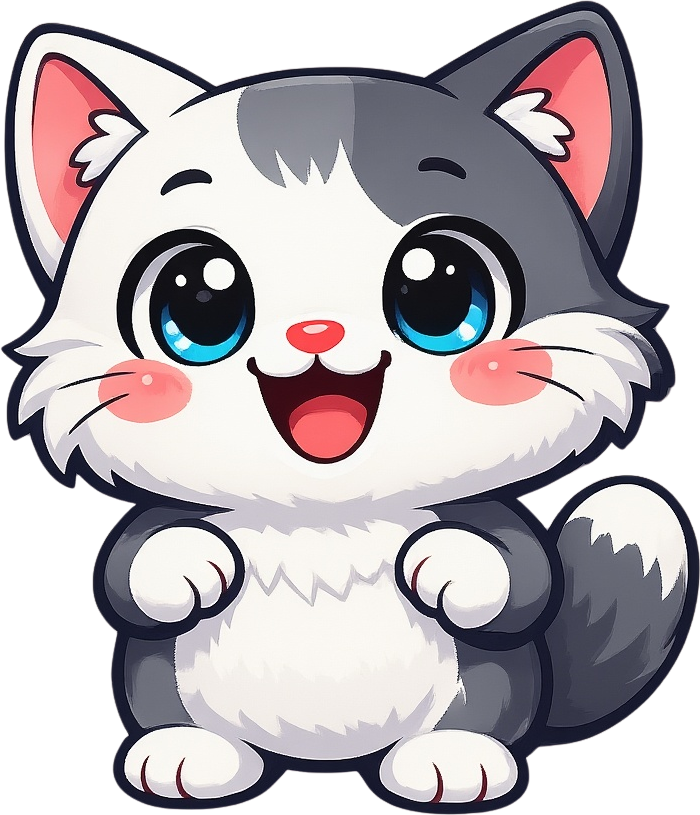 Very happy cat